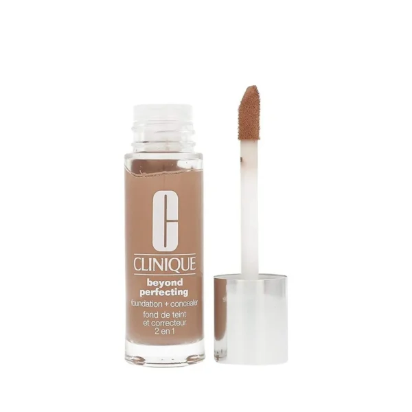 Clinique Beyond Perfecting Foundation + Concealer أونصة1 / 30 مل ، 7 كريم شامواه (VF-G)