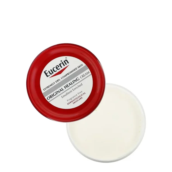 ⁦Eucerin‏, الكريم الأصلي العلاجي، للبشرة شديدة الجفاف، والبشرة الحساسة، خالي من العطور، 16 أونصة (454 جم)⁩ - الصورة ⁦2⁩